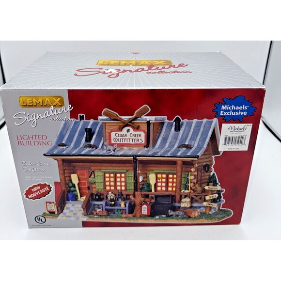 LEMAX Cedar Creek Outfitters Signature Collection Holiday Caddington Vilage NEW - Picture 15 of 16